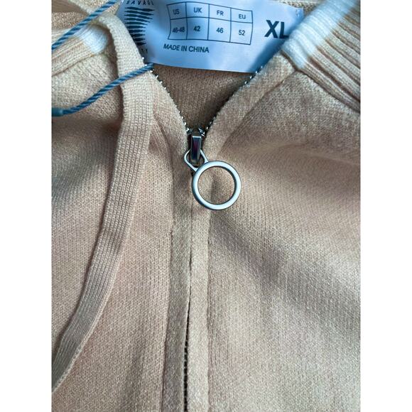 SAVAGE X FENTY  By Rihanna Women's Sweater Hoodie Tan Sz XL NWT - Picture 6 of 8